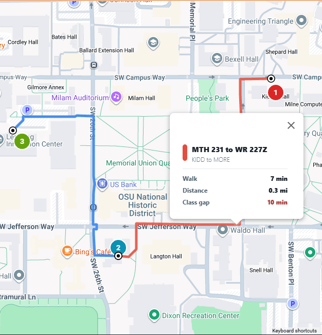 OSU Class Map cover